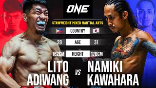 Lito Adiwang vs Namiki Kawahara  Full Fight Replay [upl. by Aid881]