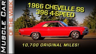 1966 Chevelle SS396 4Speed with 10700 Miles Video Muscle Car Of The Week Episode 253 V8TV [upl. by Nuoras118]