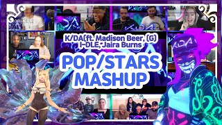 KDA ft Madison Beer GIDLE Jaira Burns quotPOPSTARSquot reaction MASHUP 해외반응 모음 [upl. by Aria57]