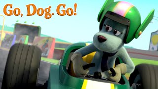 🏁 Mutts About the Race 🏎  GO DOG GO  Netflix [upl. by Enilauqcaj]