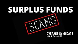 Surplus Funds Scams [upl. by Rialc]