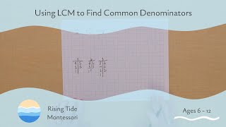 Using LCM to Find Common Denominators [upl. by Zippel]