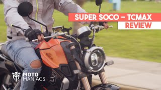 Super Soco TCMAX  REVIEW 2023  ¿Por qué una Moto Eléctrica [upl. by Lliw299]