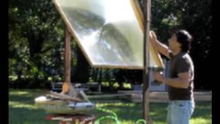 FRESNEL LENS SOLAR HOT WATER Heat Solar Pool Heater Solar Swimming Pool greenpowerscience [upl. by Simara214]