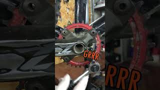 SATISFYING MTB chainring replacement bike mtb satisfying [upl. by Inalem]