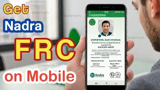 How to Get Your FRC Nadra Certificate on Mobile 2024 [upl. by Byram]