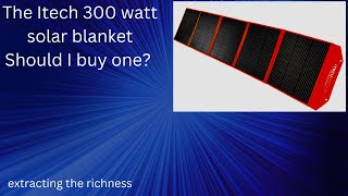 itech 300 watt solar blanket Should i buy one [upl. by Algernon]