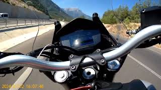 Moto Guzzi V85 TT top speedmotorbikesmototravelcurves [upl. by Cirted]