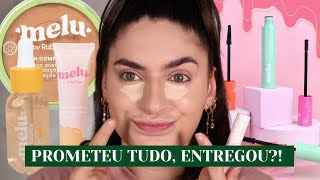 NOVA MARCA DA RUBY ROSE testei MELU base corretivo iluminador [upl. by Gievlos]