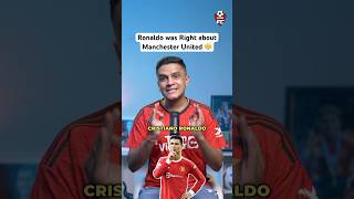 Ronaldo was Right About Manchester United 😤 Ronaldo manchesterunited eriktenhag [upl. by Yauqram]