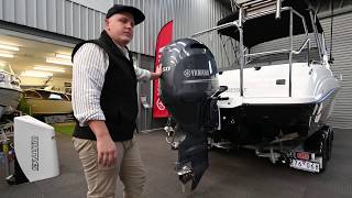 Whittley CR 2380 Outboard Factory Walk Thru [upl. by Sinclare355]