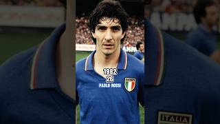 ITALY WORLD CUP 1982 WINNERS THEN AND NOW football worldcup italy shorts [upl. by Enelehcim]