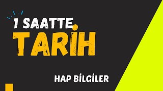 KPSS Tarih  HAP BİLGİLER [upl. by Udell]