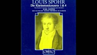 Louis Spohr  Clarinet Concerto No4 Karl Leister [upl. by Cirenoj]