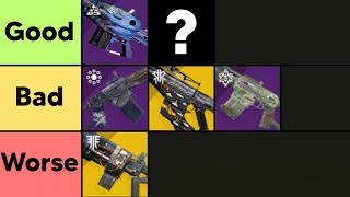 I Ranked Every Auto Rifle in PvE  Destiny 2 [upl. by Lyrrehs]