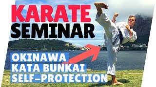 FIGHTING KARATE SEMINAR  Okinawa Kata Bunkai — Jesse Enkamp [upl. by Ennyrb]