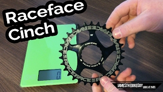 Raceface Cinch Narrow Wide Chainring 30T Review and Actual Weight [upl. by Ergener499]