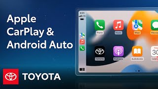 How To Apple CarPlay and Android Auto on Toyotas New Audio Multimedia System  Toyota [upl. by Ener]