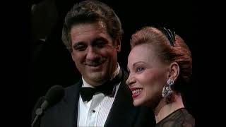 BESAME MUCHO  SOLAMENTE UNA VEZ PLACIDO DOMINGO Y PALOMA SAN BASILIO [upl. by Grannias]