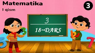 3sinf matematika 18dars  Koʻp xonali sonlarni ayirish [upl. by Lilith]