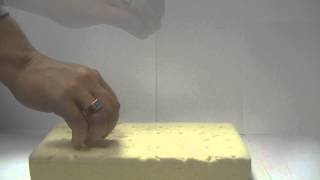 Memory Foam Mattress vs Latex Foam Mattress  Coin Test [upl. by Wanids]