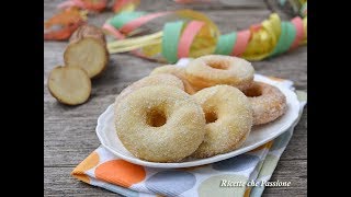 Ciambelle con patate dolci Graffe ricetta calabrese e napoletana  Ricette che Passione [upl. by Tager938]