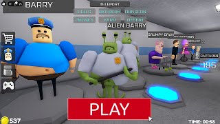 PLAYING As All NEW Barry MORPHS AND USING ALL POWERS  NEW BARRYS PRISON RUN OBBY [upl. by Yrallih140]