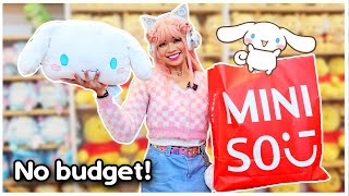 BUYING ONLY CINNAMOROLL AT MINISO Shop with Me No Budget Challenge sanrio miniso shopping [upl. by Ordep704]