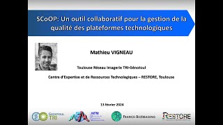 SCoOP Un outil collaboratif pour la gestion de la qualité des plateformes technologiques [upl. by Amoeji536]