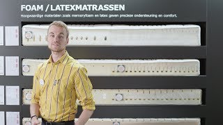 Een goede matras kiezen  Foam amp Latex matrassen  IKEA Helpt [upl. by Eimmit]