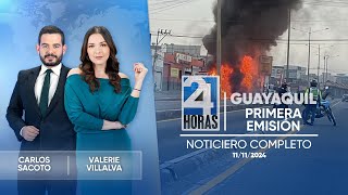 Noticiero de Guayaquil Primera Emisión 111124 [upl. by Roderic]