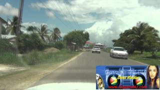 Driving from Suddie to Supernaam on the Essequibo Coast [upl. by Korry560]