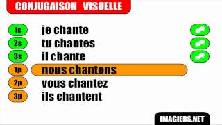 Chanter to sing — Present Tense French verbs conjugated by Learn French With Alexa [upl. by Doolittle]