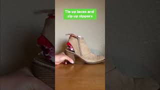 EASIEST shoe tying trick ever [upl. by Fisch]