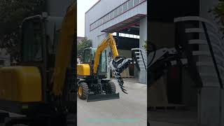 GS wheel excavator [upl. by Nbi]