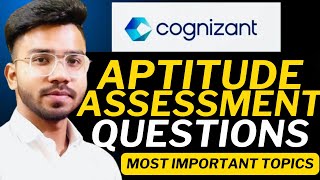 Cognizant Aptitude Assessment Questions and Answers 2024  Cognizant GenC Preparation 2024🔥 [upl. by Ahsieket12]