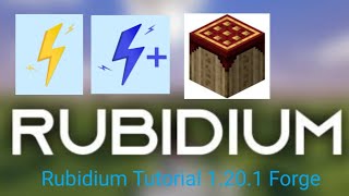 Tutorial how to install Rubidium rubidium extra and oculus version 1201 forge [upl. by Rednal]