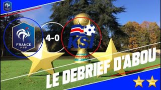 Le débrief J2 Eliminatoire Euro2020 FRANCEISLANDE 40 🇫🇷⭐️⭐️ [upl. by Quitt782]