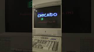 Boot Microsoft Chicago Build 58s early Windows 95 beta version on Pentium Overdrive in the BACKROOMS [upl. by Gardia]