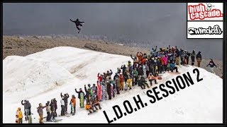 SNOWBOARDING SESSION 2 WINDELLSHIGH CASCADE LDOH 2018 [upl. by Aerdma673]