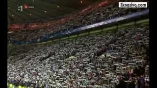 Amazing Celtic Fans Vs Barcelona  Youll Never Walk Alone [upl. by Adrial]