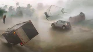 Shanghai Typhoon Bebinca Footage Unbelievable Storm [upl. by Tierza]