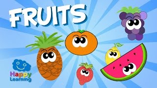 Aprende inglés Las Frutas en Inglés  Videos Educativos para Niños [upl. by Zetes]