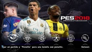 PES 2018 PPSSPP ANDROID   AMAZING GRAPHIC  LATEST SQUAD [upl. by Quintin754]