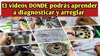 13 videos en 1 de reparaciones de abanicos de techo ceilig fan  diagnostico y solucion [upl. by Gulick]