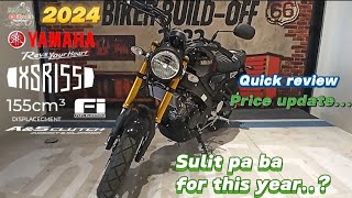 2024 Yamaha XSR 155 the best neo retro style na motor sa Pinas Quick reviewprice update [upl. by Yrallih]