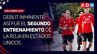 La selección chilena realizó su segundo entrenamiento para la Copa América [upl. by Ahseenyt]