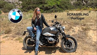 BMW R nineT Scrambler Review  Travel Tip Portugal [upl. by Suoirtemed]