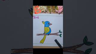 Chidiya Rani🐦 youtubeshorts chidiyawalacartoon birds chidiyarani youtube youtubeindia art [upl. by Jeanelle528]