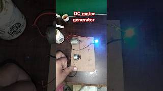 DC motor generator 🔥dc motor electrical experiment [upl. by Linzer234]